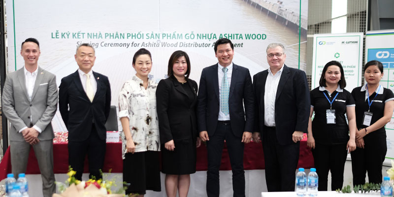 Toda Industries Corporation And Molution Signed A Distributor Agreement For Ashita Wood products 